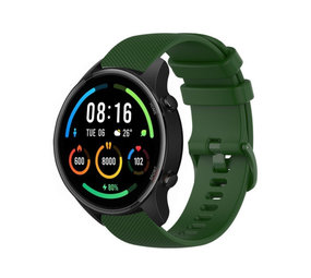 Strap-it Bracelet silicone luxe Xiaomi Mi Watch (vert armée)