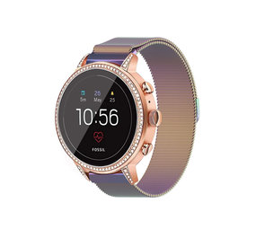 Strap-it Bracelet Milanais Fossil Gen 5e - 42mm (arc-en-ciel)