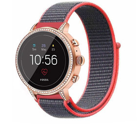 Strap-it Bracelet nylon Fossil Gen 5e - 42mm (brillant poudre) Strap-it Bracelet nylon Fossil Gen 5e - 42mm (brillant poudre)