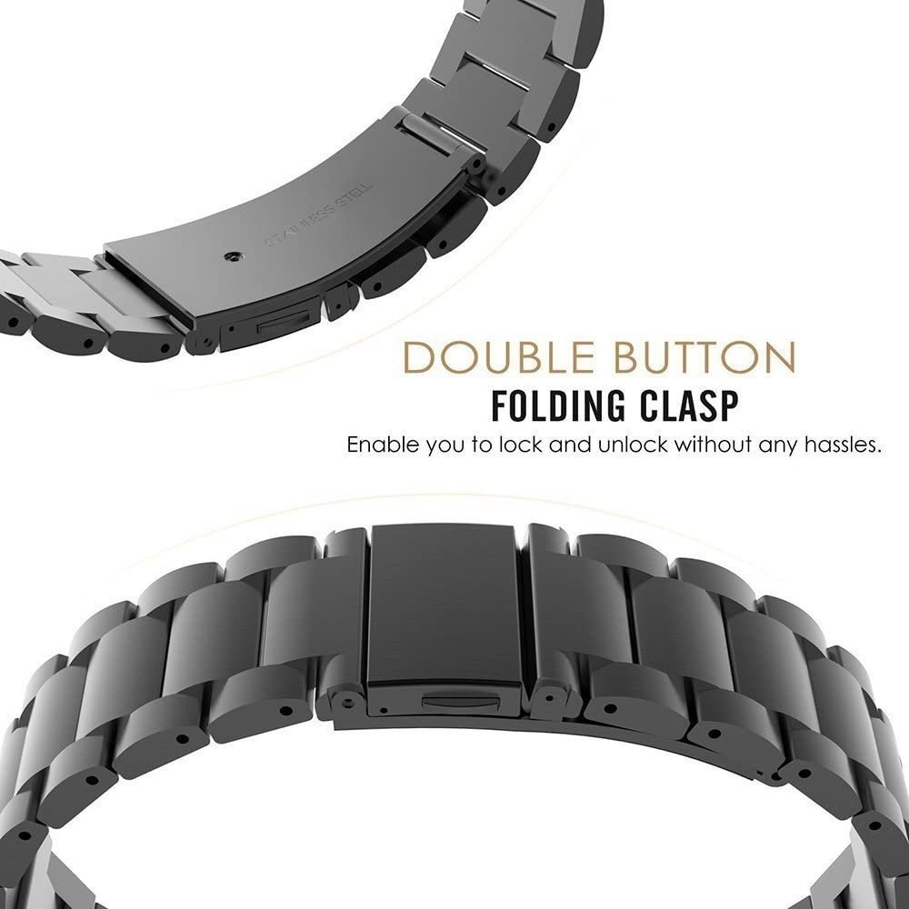 Strap-it Strap-it Bracelet acier Fossil Gen 6 - 42mm (noir)