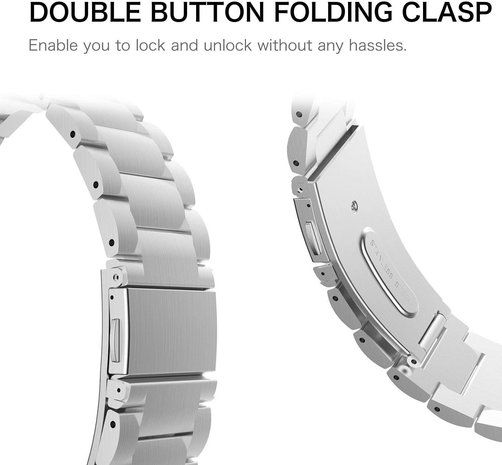 Strap-it Strap-it Bracelet acier Fossil Gen 6 - 42mm (argent)