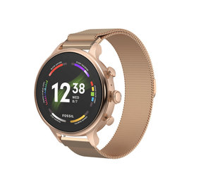 Strap-it Bracelet Milanais Fossil Gen 6 - 42mm (or rose)