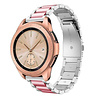 Strap-it Strap-it Bracelet acier Samsung Galaxy Watch 42mm (argent/rose) Strap-it Strap-it Bracelet acier Samsung Galaxy Watch 42mm (argent/rose)