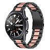 Strap-it Strap-it Bracelet acier Samsung Galaxy Watch 3 45mm (noir/rose) Strap-it Strap-it Bracelet acier Samsung Galaxy Watch 3 45mm (noir/rose)