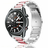 Strap-it Strap-it Bracelet acier Samsung Galaxy Watch 3 45mm (argent/rose) Strap-it Strap-it Bracelet acier Samsung Galaxy Watch 3 45mm (argent/rose)