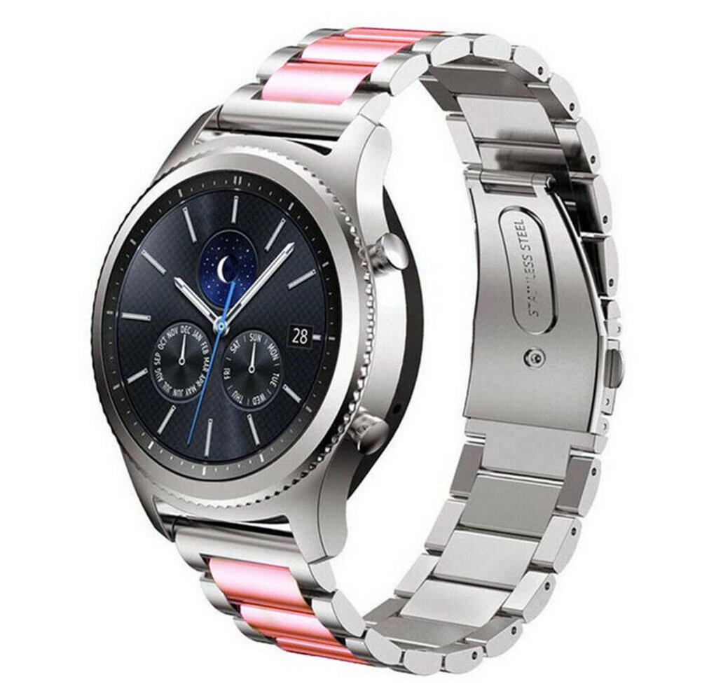 Strap-it Strap-it Bracelet acier Samsung Gear S3 (argent/rose)