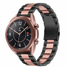 Strap-it Strap-it Bracelet acier Samsung Galaxy Watch 3 41mm (noir/rose)