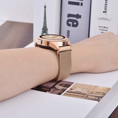 Strap-it Strap-it Bracelet Milanais Xiaomi Watch S1 (or rose) Strap-it Strap-it Bracelet Milanais Xiaomi Watch S1 (or rose)