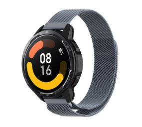 Strap-it Bracelet Milanais Xiaomi Watch S1 (gris sidéral)