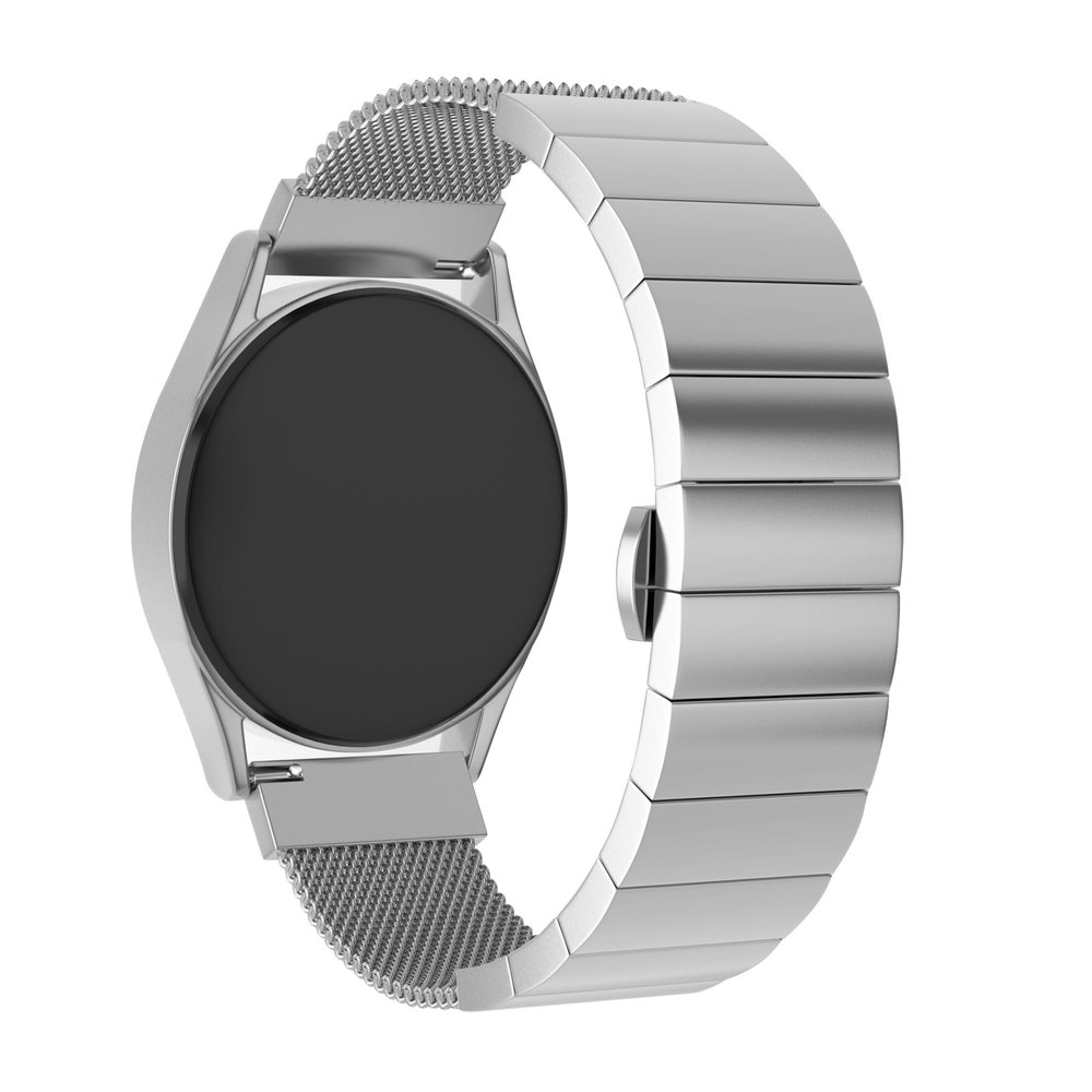 Strap-it Strap-it Bracelet acier Milanais Galaxy Watch 42mm (argent)