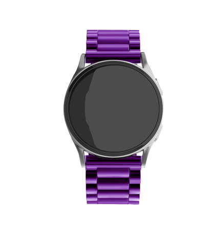 Strap-it Strap-it Bracelet acier Samsung Galaxy Watch 46mm (violet)