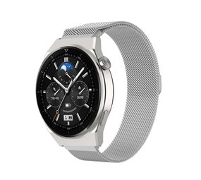 Strap-it Bracelet Milanais Huawei Watch GT 3 Pro 46mm (argent)