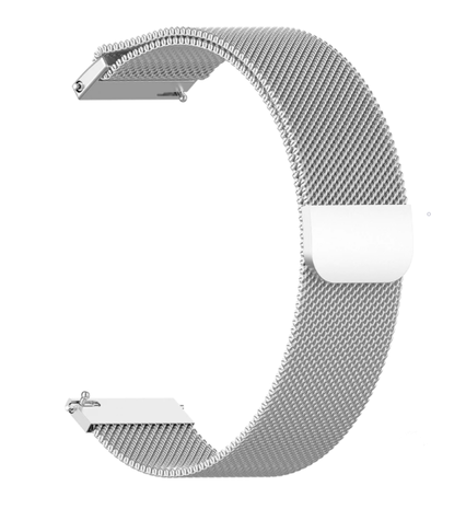 Strap-it Strap-it Bracelet Milanais Huawei Watch GT 3 Pro 46mm (argent)