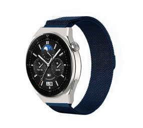 Strap-it Bracelet Milanais Huawei Watch GT 3 Pro 46mm (bleu)