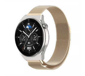 Strap-it Bracelet Milanais Huawei Watch GT 3 Pro 46mm (champagne)