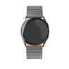 Strap-it Strap-it Bracelet silicone magnétique Samsung Galaxy Watch 46mm (gris/orange) Strap-it Strap-it Bracelet silicone magnétique Samsung Galaxy Watch 46mm (gris/orange)