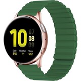 Strap-it Bracelet silicone magnétique Samsung Galaxy Watch Active (vert)