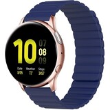 Strap-it Bracelet silicone magnétique Samsung Galaxy Watch Active (bleu)