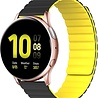 Strap-it Strap-it Bracelet silicone magnétique Samsung Galaxy Watch Active (noir/jaune) Strap-it Strap-it Bracelet silicone magnétique Samsung Galaxy Watch Active (noir/jaune)