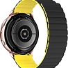 Strap-it Strap-it Bracelet silicone magnétique Samsung Galaxy Watch Active (noir/jaune) Strap-it Strap-it Bracelet silicone magnétique Samsung Galaxy Watch Active (noir/jaune)
