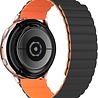 Strap-it Strap-it Bracelet silicone magnétique Samsung Galaxy Watch Active (noir/orange) Strap-it Strap-it Bracelet silicone magnétique Samsung Galaxy Watch Active (noir/orange)