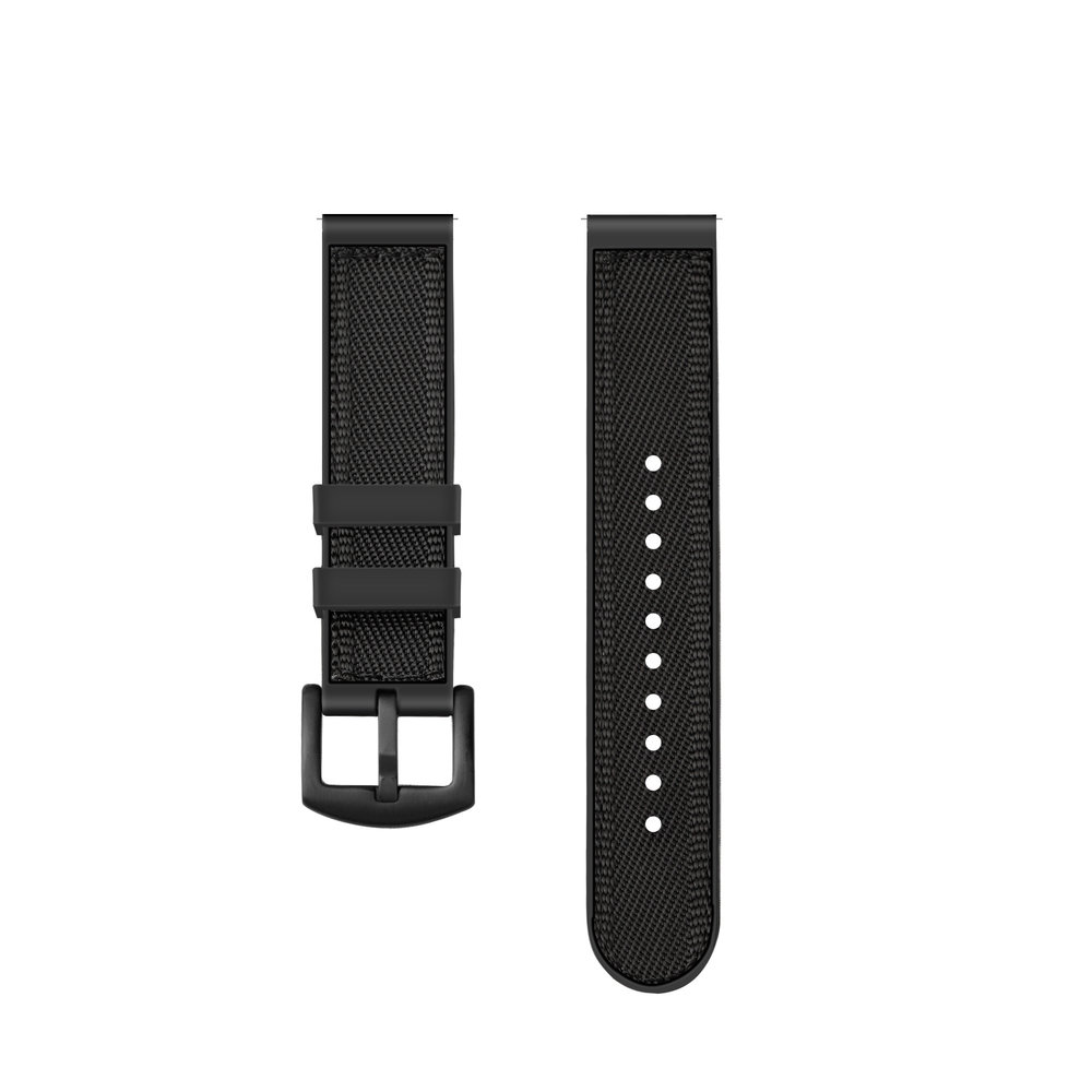 Strap-it Strap-it Bracelet hybride nylon Huawei Watch GT 3 42mm (noir)