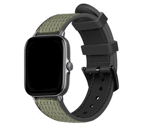 Strap-it Bracelet hybride nylon Amazfit Bip (vert)