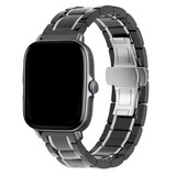 Strap-it Bracelet acier céramique Xiaomi Amazfit GTS (noir/argent)