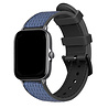 Strap-it Strap-it Bracelet hybride nylon Xiaomi Amazfit GTS (bleu) Strap-it Strap-it Bracelet hybride nylon Xiaomi Amazfit GTS (bleu)