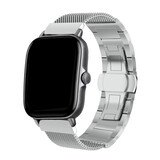 Strap-it Bracelet acier Milanais Xiaomi Amazfit GTS (argent)