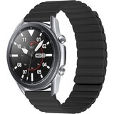 Strap-it Bracelet silicone magnétique Samsung Galaxy Watch 3 45mm (noir)