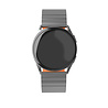Strap-it Strap-it Bracelet silicone magnétique Samsung Galaxy Watch 3 45mm (gris/orange)