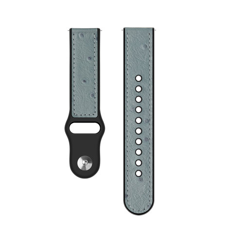 Strap-it Strap-it Bracelet hybride cuir OnePlus Watch (gris) Strap-it Strap-it Bracelet hybride cuir OnePlus Watch (gris)
