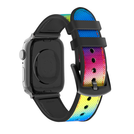 Strap-it Strap-it Bracelet hybride nylon Apple Watch (coloré) Strap-it Strap-it Bracelet hybride nylon Apple Watch (coloré)