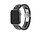 Strap-it Bracelet acier céramique Apple Watch (noir/argent)