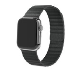 Strap-it Bracelet cuir Loop Apple Watch (noir)
