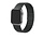 Strap-it Bracelet cuir Loop Apple Watch (noir)