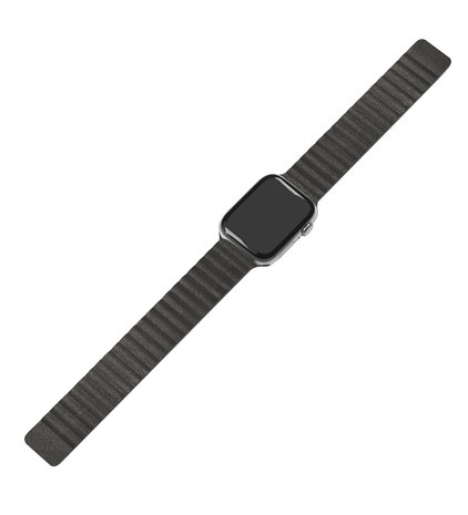 Strap-it Strap-it Bracelet cuir Loop Apple Watch (noir)
