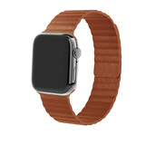 Strap-it Bracelet cuir Loop Apple Watch (marron)