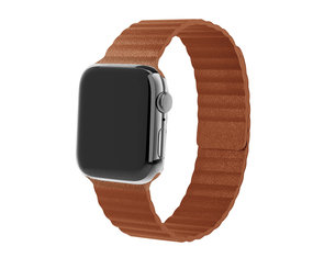 Strap-it Bracelet cuir Loop Apple Watch (marron)