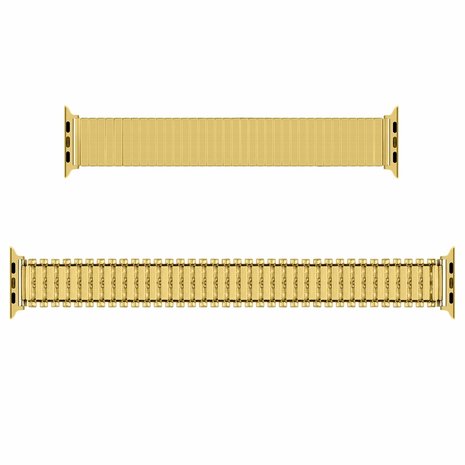 Strap-it Strap-it Bracelet extensible acier Apple Watch (or)