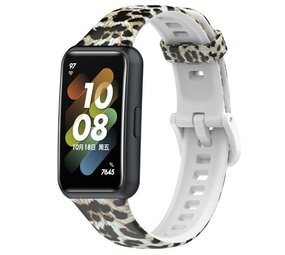 Strap-it Bracelet Huawei Band 7 Lucky Leopard
