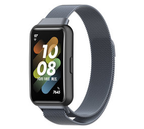 Strap-it Bracelet Milanais Huawei Band 7 (gris)