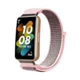 Strap-it Bracelet nylon Huawei Band 7 (rose sable) Strap-it Bracelet nylon Huawei Band 7 (rose sable)