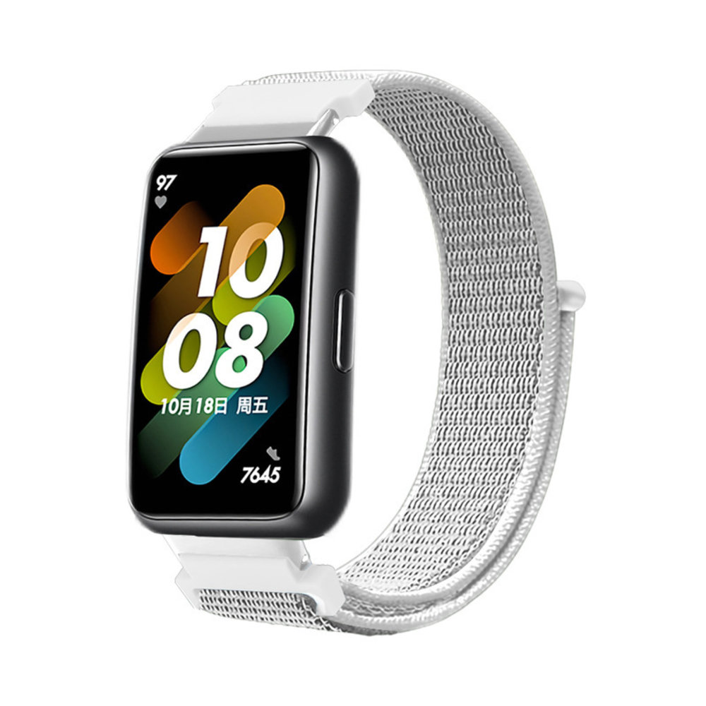Strap-it Strap-it Bracelet nylon Huawei Band 7 (coquillage) Strap-it Strap-it Bracelet nylon Huawei Band 7 (coquillage)