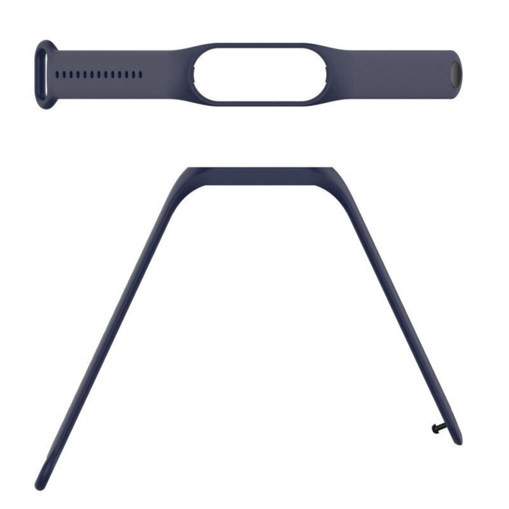 Strap-it Strap-it Bracelet silicone Xiaomi Mi Band 7 (bleu foncé)