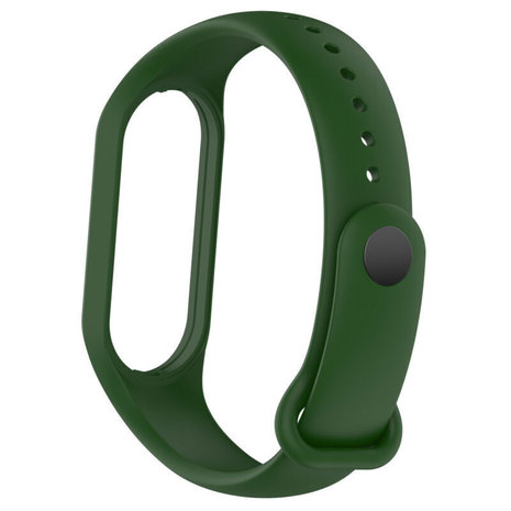 Strap-it Strap-it Bracelet silicone Xiaomi Mi Band 7 (vert armée)