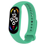 Strap-it Bracelet silicone Xiaomi Mi Band 7 (aqua)