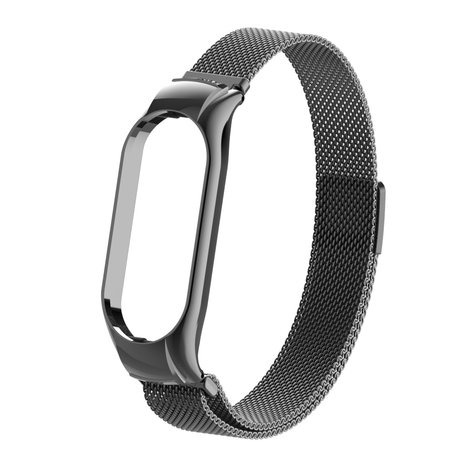 Strap-it Strap-it Bracelet Milanais Xiaomi Mi Band 7 (noir)