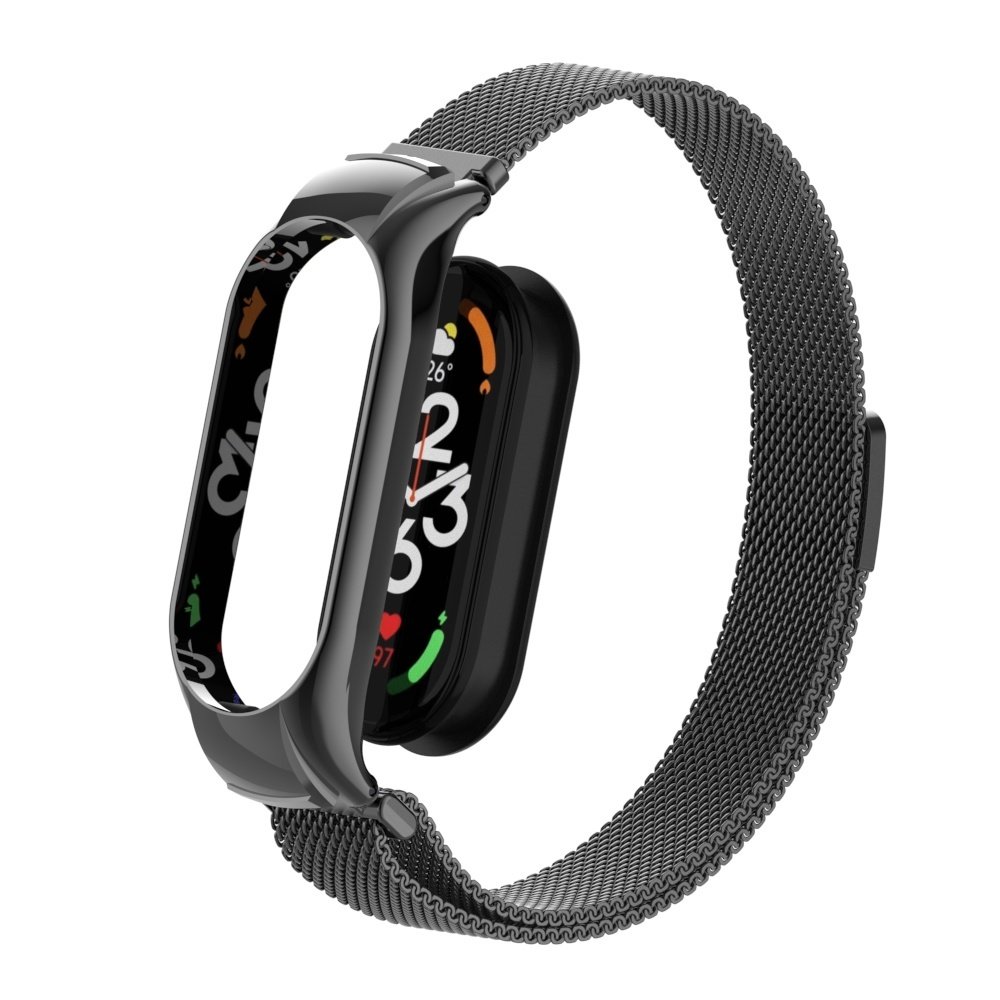 Strap-it Strap-it Bracelet Milanais Xiaomi Mi Band 7 (noir)